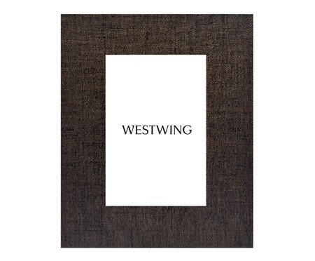 Porta-retrato Zigma Marrom | Westwing