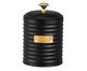 Açucareiro de Metal com Tampa Friso Preto, black | WestwingNow
