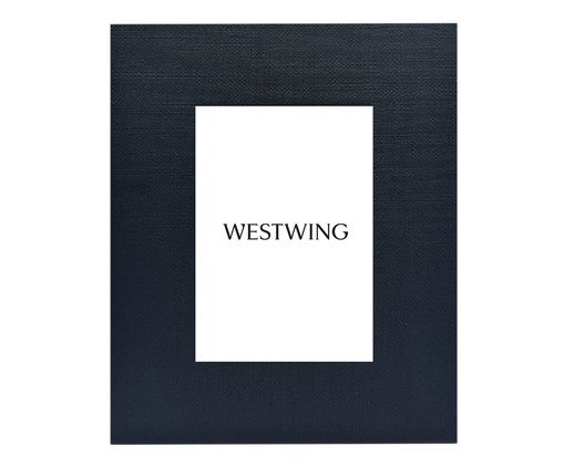 Porta-retrato Alef Preto, black | WestwingNow