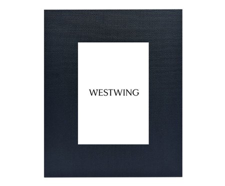 Porta-retrato Alef Preto | Westwing
