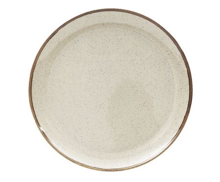 Prato Raso de Melamina Noke Creme | Westwing