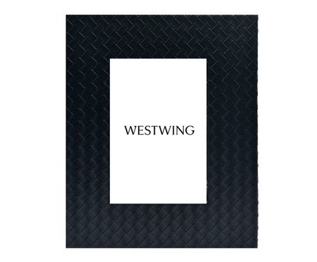 Porta-retrato Mannaz Preto | Westwing