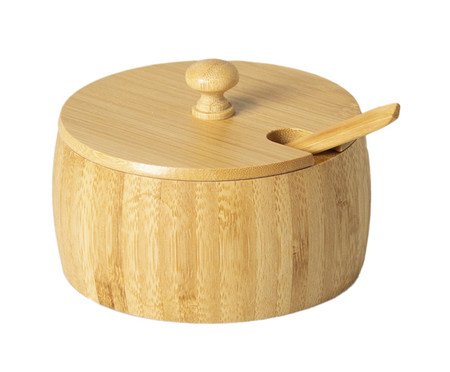 Porta Temperos de Bambu com Colher Milli | Westwing