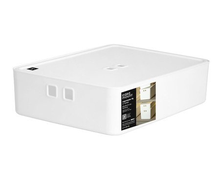 Organizador com Tampa Fly Branco | Westwing
