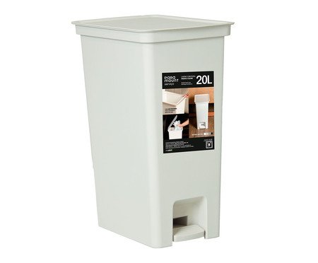 Lixeira com Pedal Fly Creme | Westwing