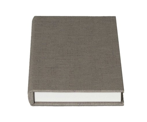 Livro-Caixa Decorativo Attó Gelo, grey | WestwingNow