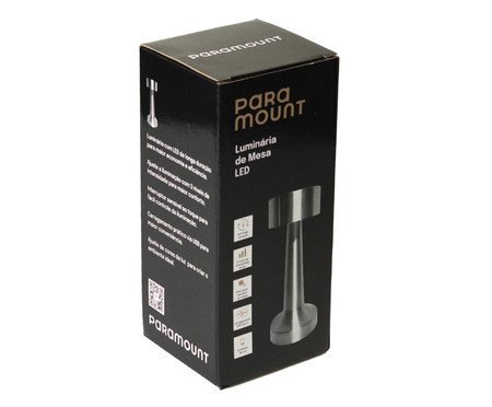 Luminária de Mesa LED Jubatus Prata | Westwing