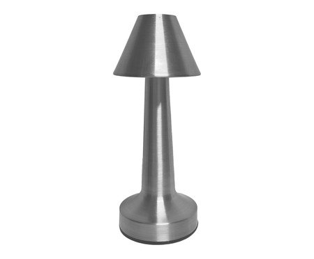 Luminária de Mesa LED Ostris Prata | Westwing