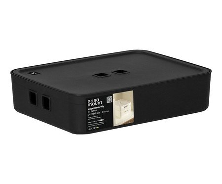 Organizador com Tampa Fly Preto | Westwing