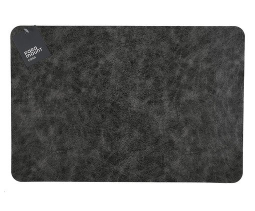 Lugar Americano Retangular Premium Tex Preto, black | WestwingNow