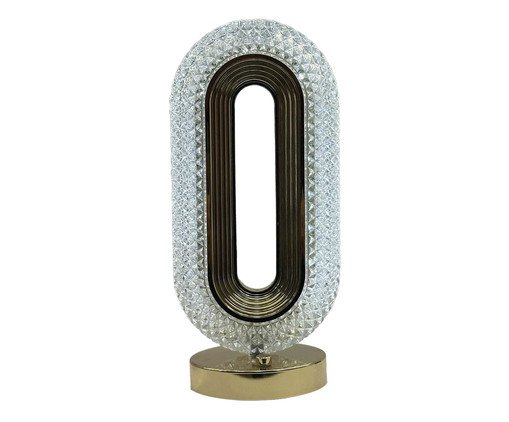 Luminária de Mesa LED Lepton Dourada, Dourado | WestwingNow