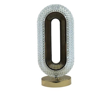 Luminária de Mesa LED Lepton Dourada | Westwing