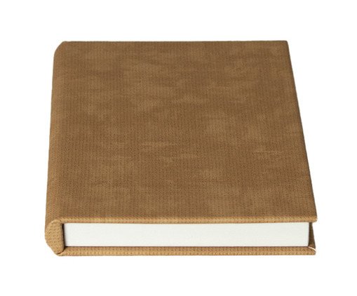 Livro-Caixa Decorativo Areg Caramelo, beige | WestwingNow