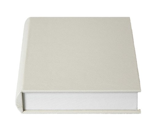 Livro-Caixa Decorativo Cristah Marfim, grey | WestwingNow