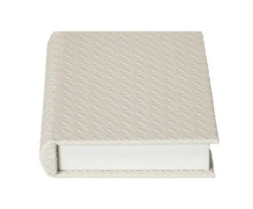 Livro-Caixa Decorativo Taycan Marfim, grey | WestwingNow