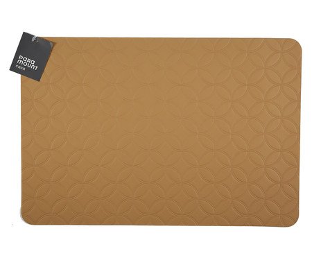 Lugar Americano Retangular Premium Mosaic Caramelo | Westwing