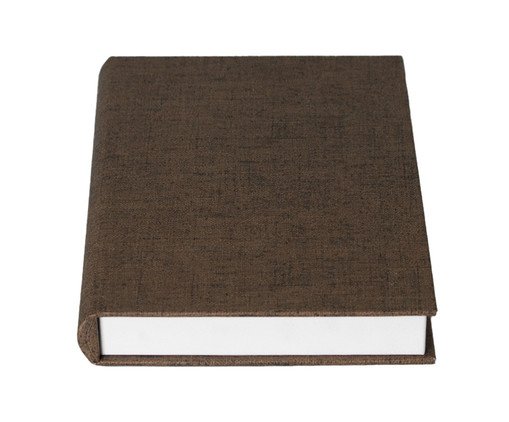 Livro-Caixa Decorativo Nathus Marrom, brown | WestwingNow