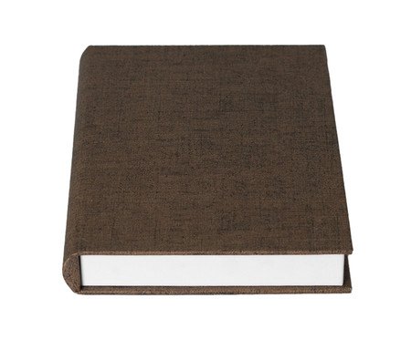Livro-Caixa Decorativo Nathus Marrom | Westwing