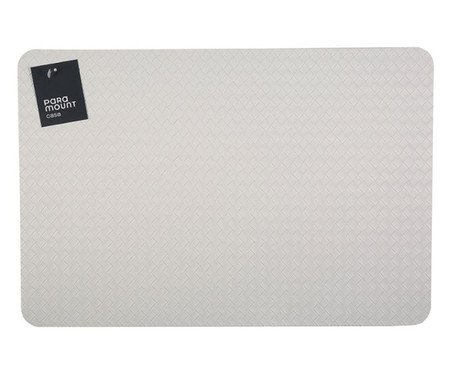 Lugar Americano Retangular Premium Trama Branco | Westwing