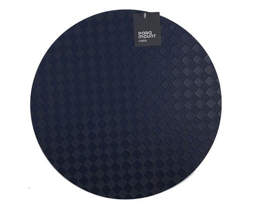 Lugar Americano Redondo Premium Cube Navy, blue | WestwingNow