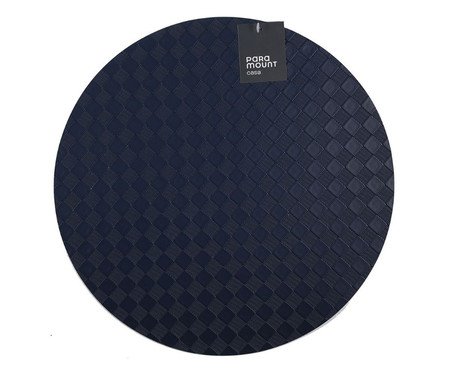 Lugar Americano Redondo Premium Cube Navy | Westwing