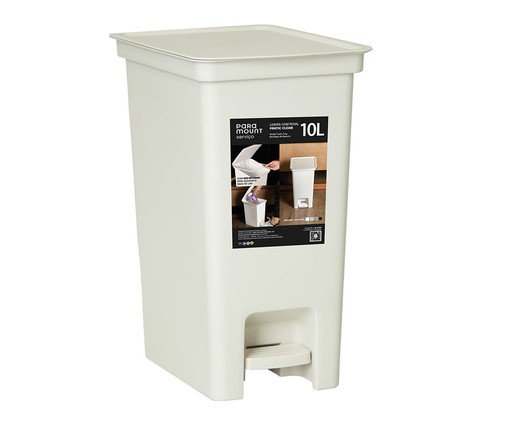 Lixeira com Pedal Fly Creme, beige | WestwingNow
