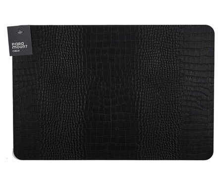 Lugar Americano Premium Croco Preto | Westwing