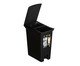 Lixeira com Pedal Seletiva Fly Preto, black | WestwingNow