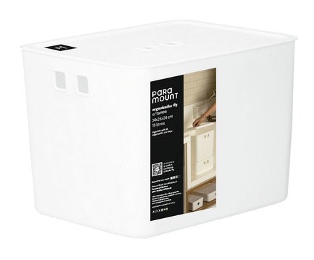 Organizador com Tampa Fly Branco | Westwing