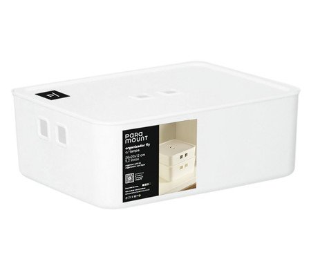 Organizador com Tampa Fly Branco | Westwing
