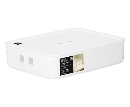 Organizador com Tampa Fly Branco | Westwing