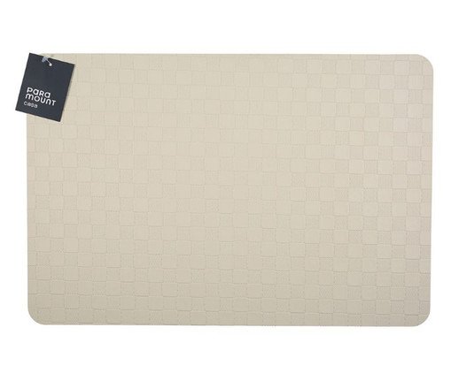 Lugar Americano Retangular Premium Cube Areia, beige | WestwingNow