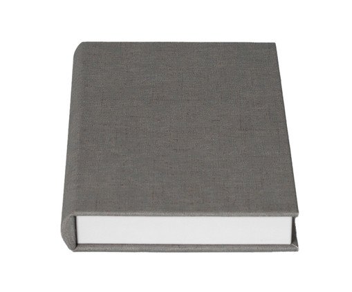 Livro-Caixa Decorativo Phoca Gelo, grey | WestwingNow