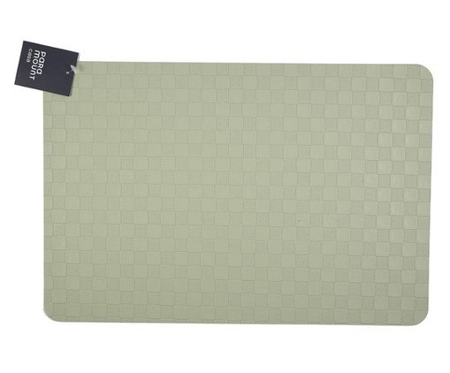 Lugar Americano Retangular Premium Cube Verde Esmeralda, green | WestwingNow