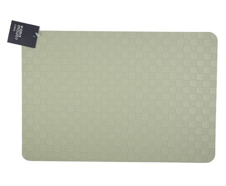 Lugar Americano Retangular Premium Cube Verde Esmeralda | Westwing