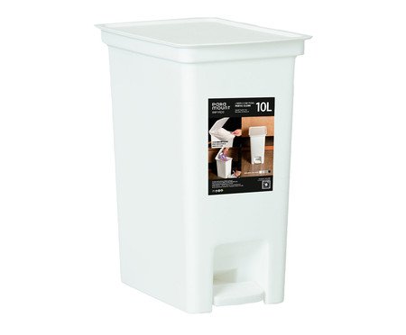 Lixeira com Pedal Fly Branco | Westwing