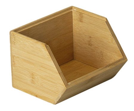 Organizador de Bambu Empilhável Milly Natural | Westwing