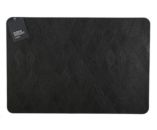 Lugar Americano Retangular Premium Diamond Preto, black | WestwingNow
