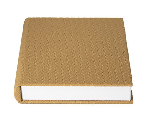 Livro-Caixa Decorativo Barb Nude, Natural | WestwingNow
