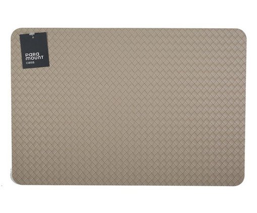 Lugar Americano Retangular Premium Trama Areia, beige | WestwingNow
