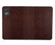 Lugar Americano Premium Croco Marrom, brown | WestwingNow