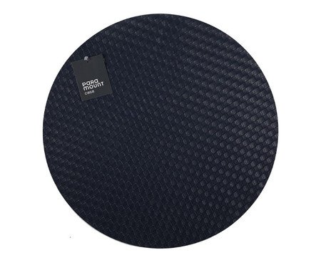 Lugar Americano Redondo Premium Trama Navy | Westwing