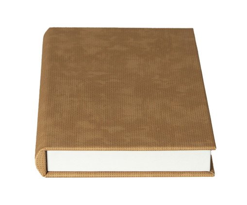 Livro-Caixa Decorativo Achus Caramelo, beige | WestwingNow