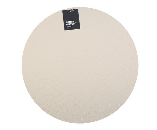 Lugar Americano Redondo Premium Mosaic White, white | WestwingNow