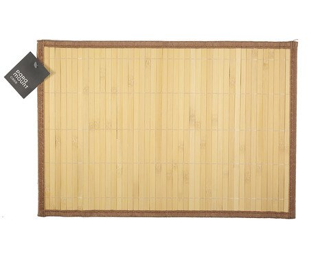 Lugar Americano Premium Bambu Carcin Marrom | Westwing