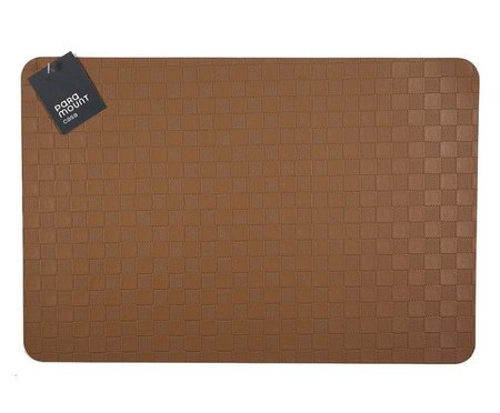 Lugar Americano Retangular Premium Cube Marrom | Westwing