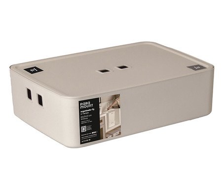 Organizador com Tampa Fly Creme | Westwing