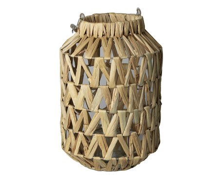 Lanterna Decorativa de Seagrass Vigator Branco | Westwing