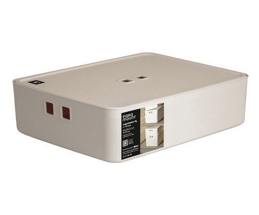 Organizador com Tampa Fly Creme, beige | WestwingNow