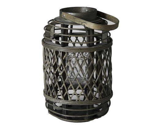 Lanterna Decorativa Azida Marrom, grey | WestwingNow